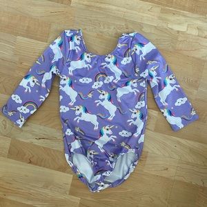 Girls unicorn leotard